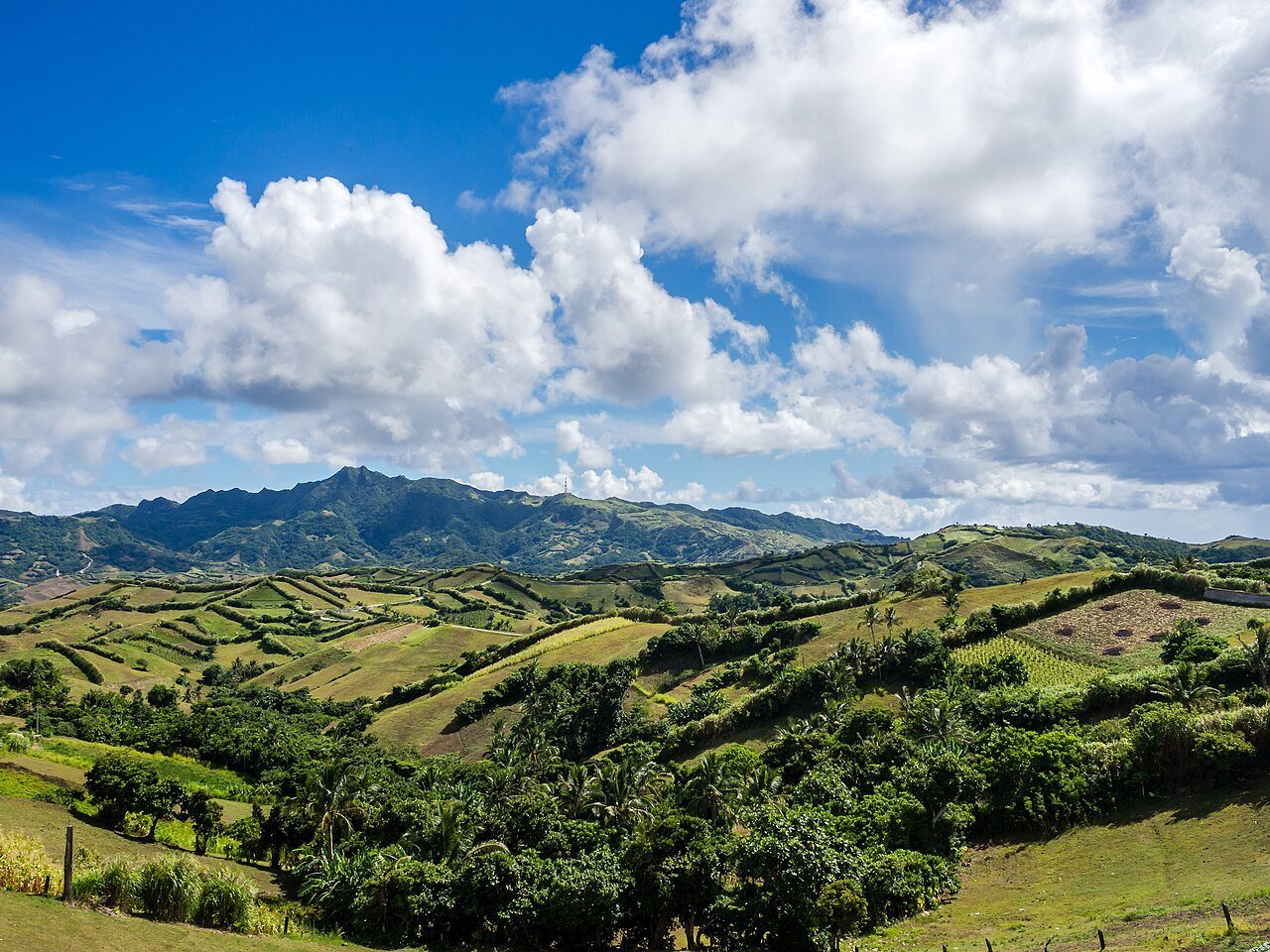 Rolling hills under the Batanes sky
